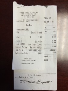 Epic receipt