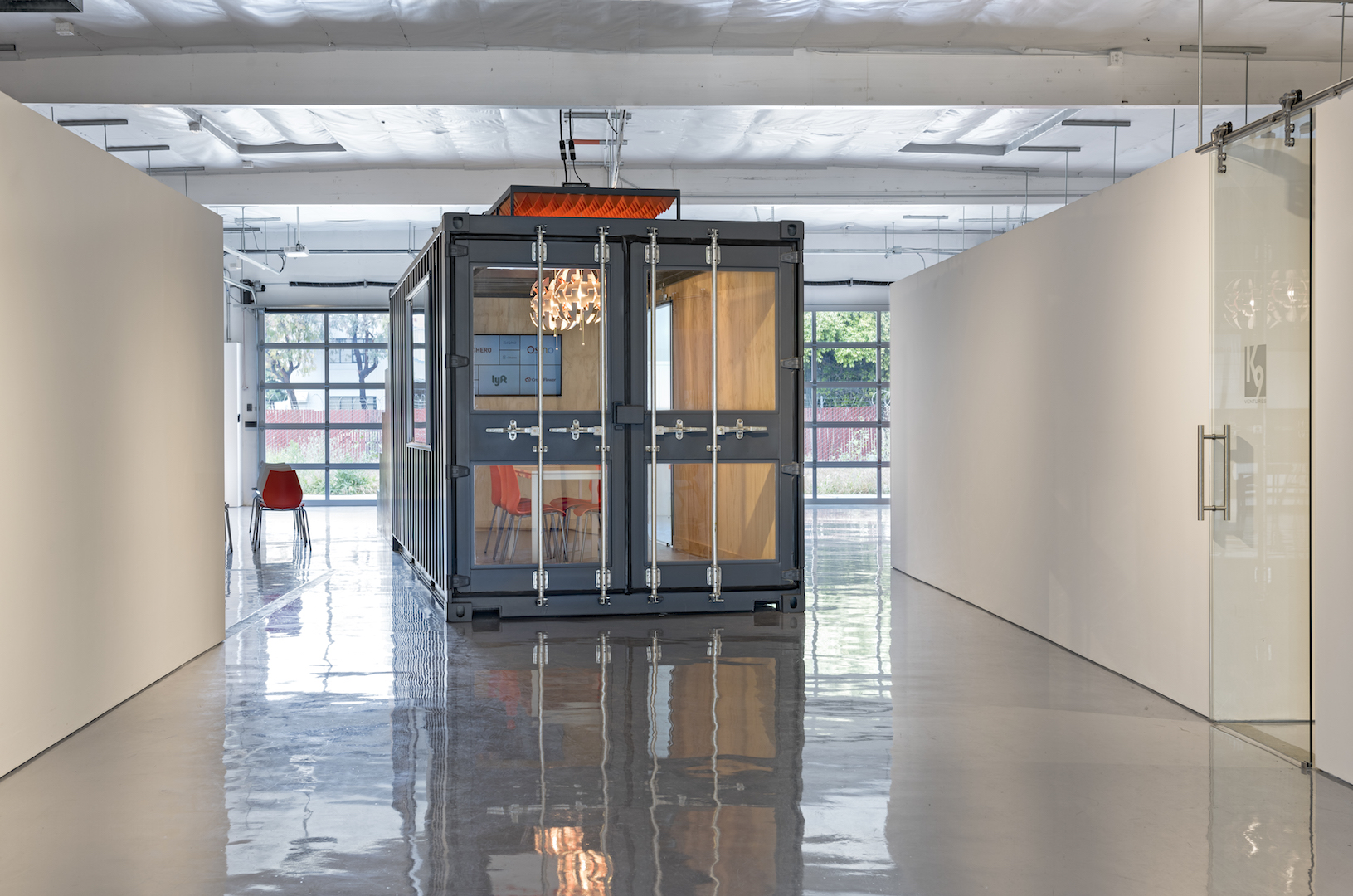 The container forms the centerpiece of The Kennel.