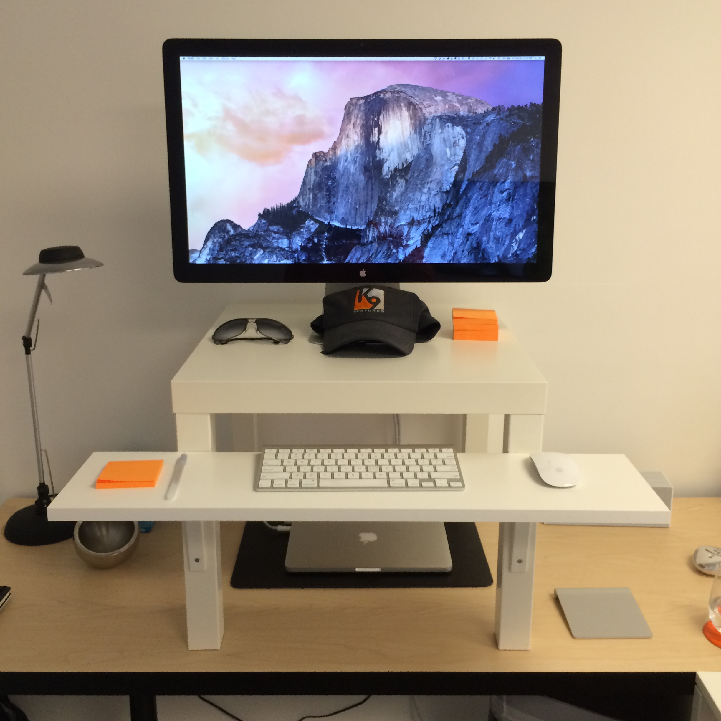 IKEA-hack Standing Desk